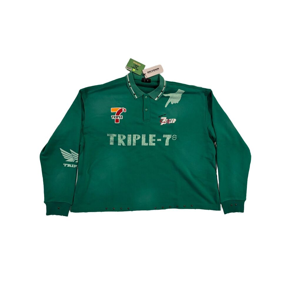 Triple 7's 'Sponsor Polo' Green L